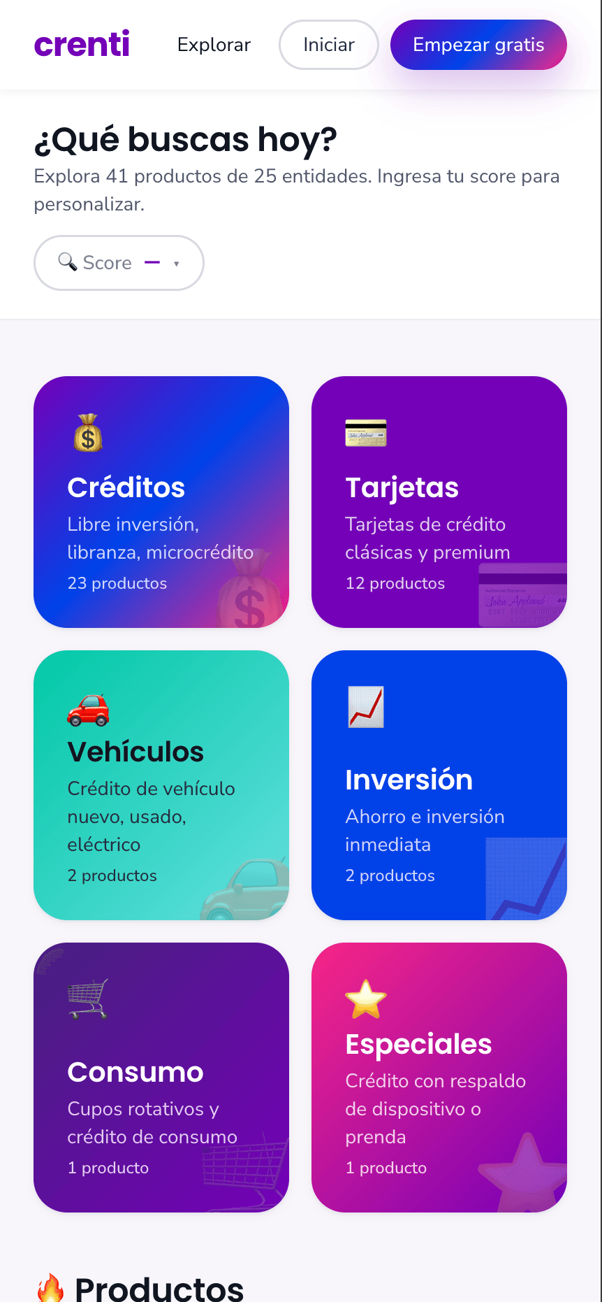 Crenti app